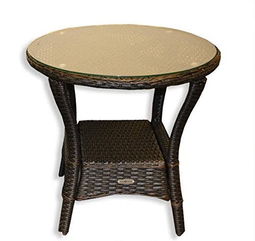 Tortuga Outdoor Garden Patio Lexington Side Table - Tortoise