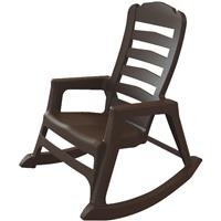 Adams Mfg 8080-60-3700 Brn Stack Rocking Chair Resin Patio Chairs