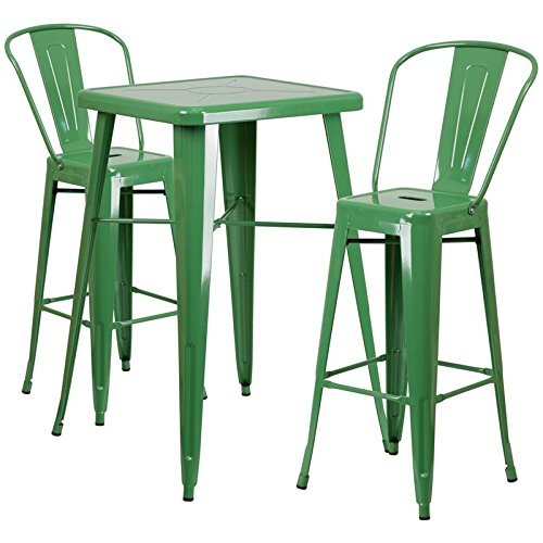 Indoor-Outdoor Table Set Green