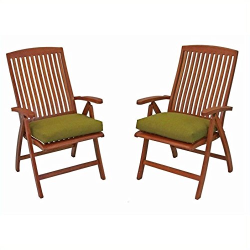 International Caravan Royal Tahiti Outdoor Patio Chair Set of 2