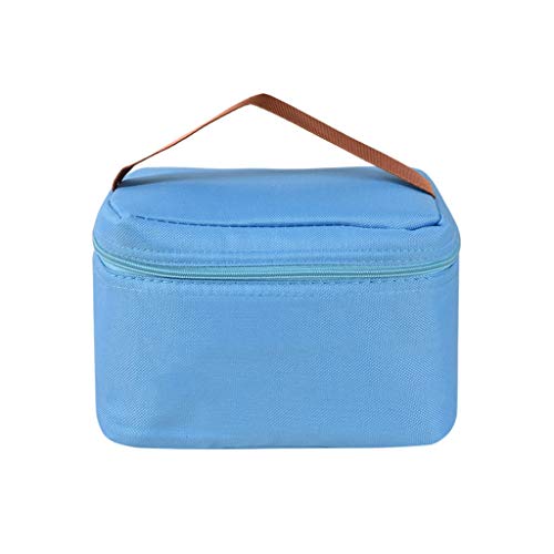 Home Garden Outdoors Picnic Baskets Portable Oxford Cloth Picnic Bags Insulated Thermo Cooler Bags Thermal Bags Food Tote Handbags Waterproof Lunch Bags Picnic Baskets Patio Lawn Tables Picnic Baskets