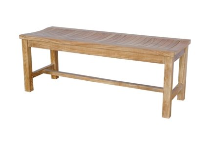 Anderson Teak Patio Lawn Garden Furniture Casablanca 2-Seater Backless Bench