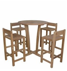 Anderson Teak Patio Lawn Garden Furniture Descanso Sedona Bar Set