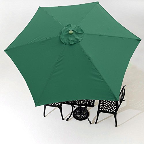 9 Patio Umbrella Replacement Canopy 6 Rib Outdoor Yard Deck Cover Top Color Opt