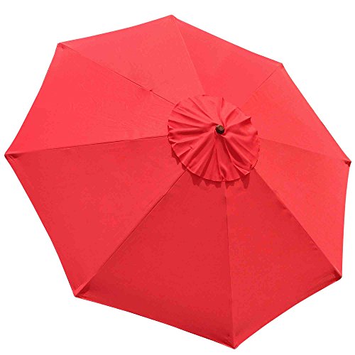 Gzyf 10 Ft Patio Umbrella Replacement Canopy Outdoor Yard Garden Deck 8 Ribs canopy Only
