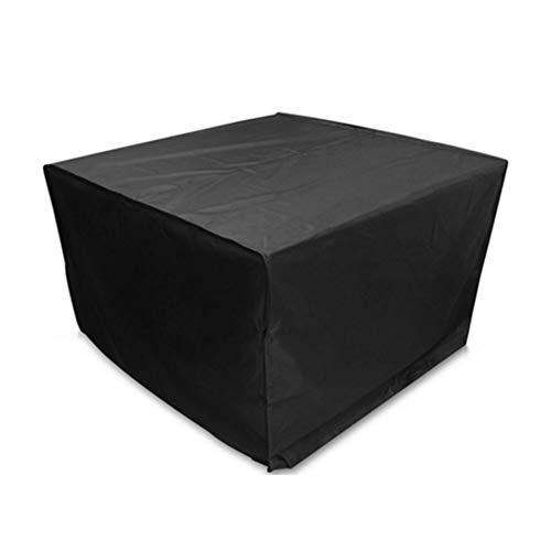 AGLZWY Patio Furnishing Covers Windproof Wear Resistant Coffee Table Table and Stool Garden Furniture Set 28 Sizes Color  Black Size  06x06x12m