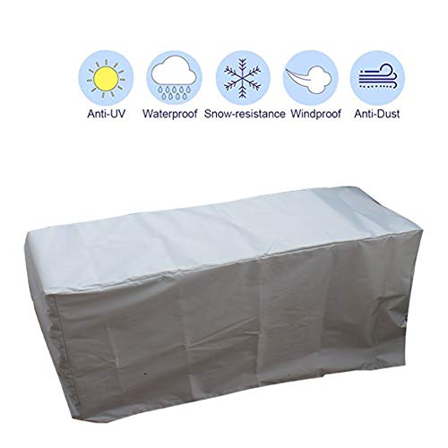 ALGWXQ Patio Furnishing Protection Sets Tarpaulin Waterproof Cold Protection Outdoor Cube Furniture 2 Colors 28 Sizes Color  B Size  07x07x14m