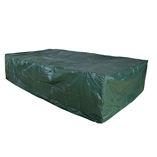 CASUN GARDEN 320x160x70cm Extra Large Outdoor Patio Furniture Set Cover Waterproof Green