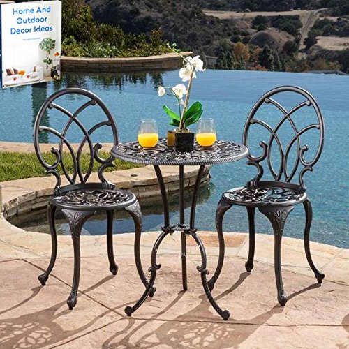 Garden Patio Furniture SetAluminum Oudoor Dining Round Table with ChairsBackyard Lawn Lounge Outside Weather Proof Balcony Set Ebook by Easy 2 Find