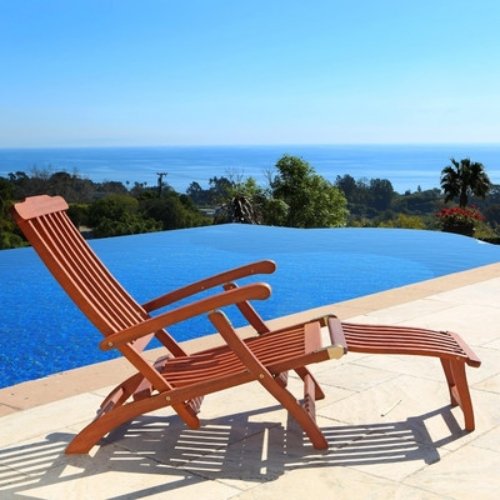 Lounge_chair Lounge Chair Folding Recliner Outdoor Wood Pool Patio Beach Yard Lounger Spring