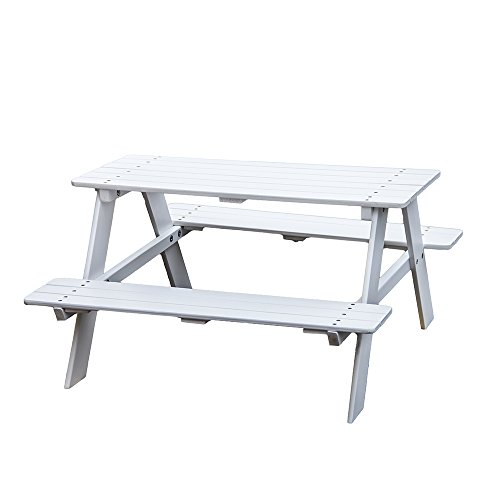 KAO Mart Kids Childrens Wooden Picnic Table Bench