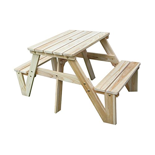 Lohasrus Kids Picnic Table Natural