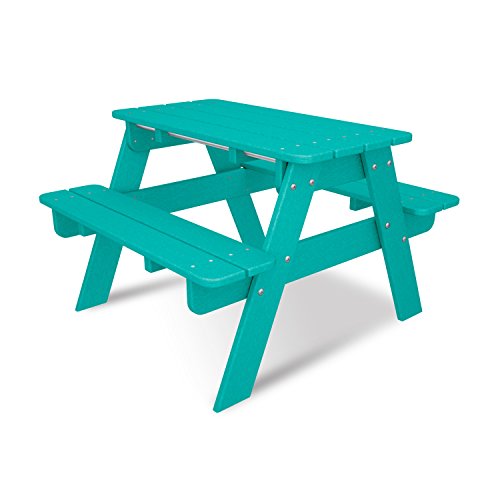 POLYWOOD KT130AR Kids Picnic Table Aruba