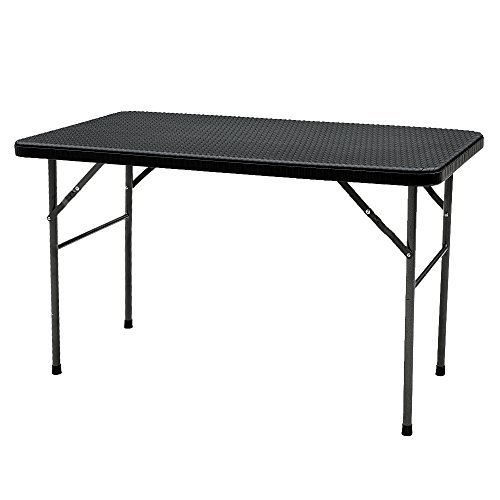 Ikayaa 4ft Folding Camping Picnic Table Portable Outdoor Garden Party Bbq Dining Table