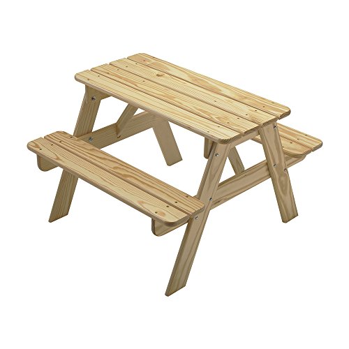 Little Colorado Kids Picnic Table Wooden Picnic Table Portable Picnic Table Sanded  Unfinished