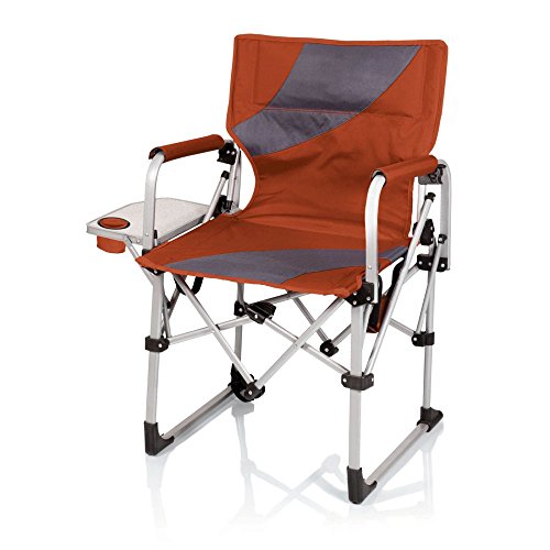 Picnic Time Meta Portable Folding Chair Orangegrey