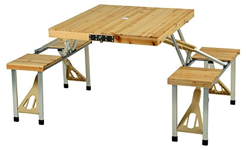 Picnic at Ascot Portable Picnic Table Set - Natural