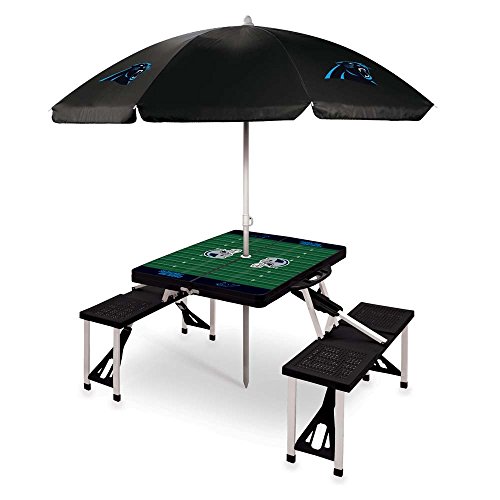 Picnic Time NFL Folding Picnic Table with Umbrella