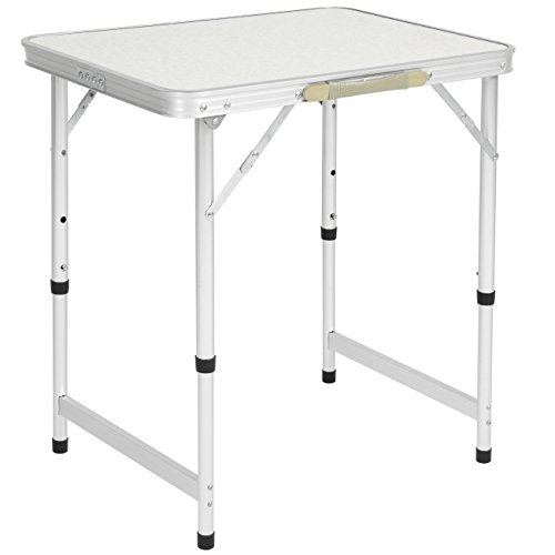 Best Choice Products Aluminum Camping Picnic Folding Table Portable Outdoor 235&quot X 175&quot