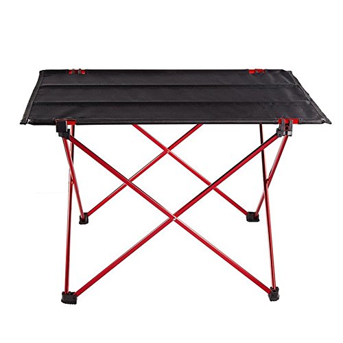 HappyDog Portable Aluminum Roll Up Folding Table Outdoor Camping Picnic Table Ultra-light
