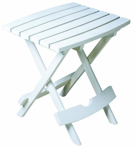 Adams Manufacturing 8500-48-3700 Plastic Quik-fold Side Table White