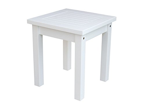 Douglas Nance Classic White 18 Side Table