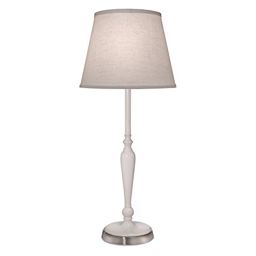 Stiffel Thin White Table Lamp