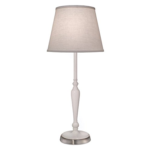 Stiffel Thin White Table Lamp