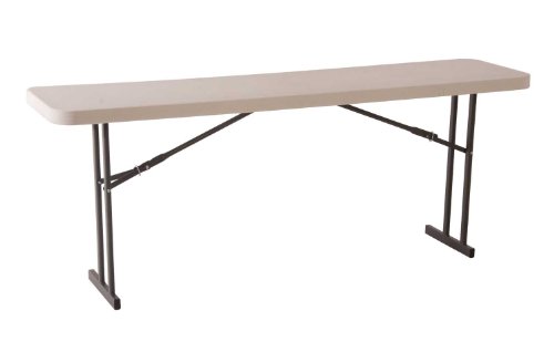 Lifetime 80177 Folding Conference Table 8 Feet White Granite