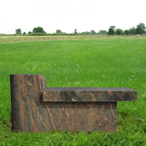 Paradisio Cremation Bench Granite Monument Gravemarker Gravestone Mn-123