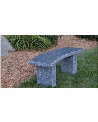 Stone Age Creations Be-gr-4c Curved Granite Bench Granite