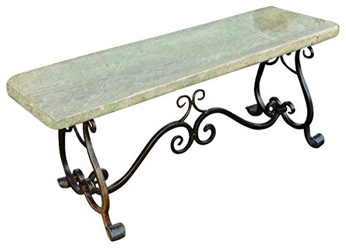 Stone Age Creations Be-me-ja Granite Melody Bench Jade