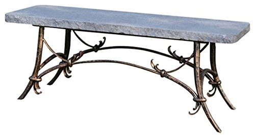 Stone Age Creations Be-tu-chr Tuscany Granite Bench Charcoal