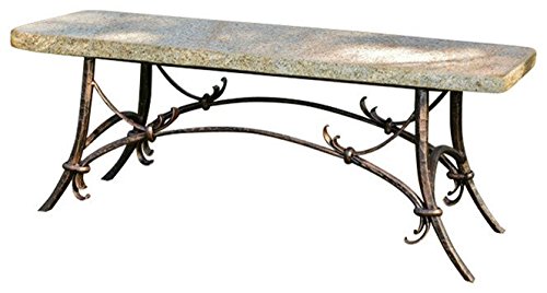 Stone Age Creations Be-tu-gld Tuscany Granite Bench Gold