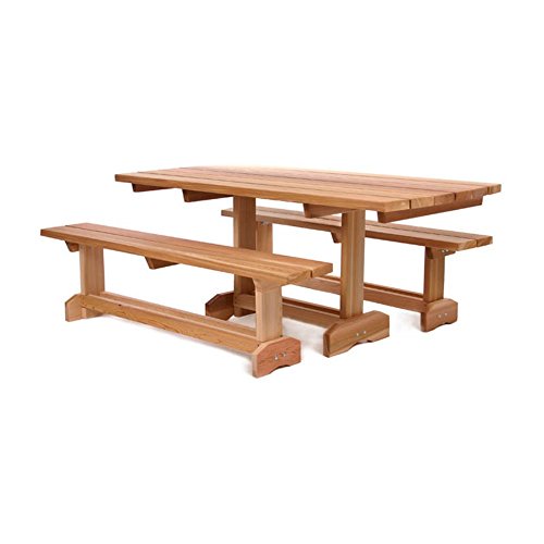 All Things Cedar Market Picnic Table Set - Seats 8