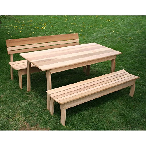 Creekvine Designs Odd Couple Cedar Picnic Table Set