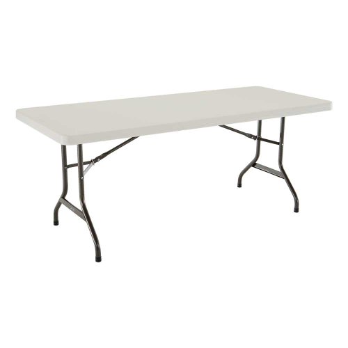 Lifetime 22900 Folding Utility Table 6  Feet Almond