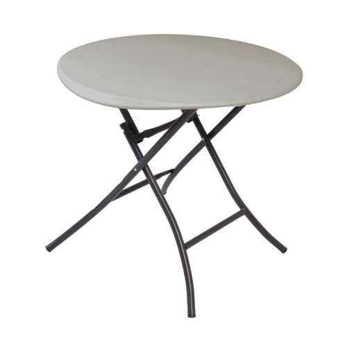 Lifetime 80230 Folding Round Table, 33 Inch, Putty