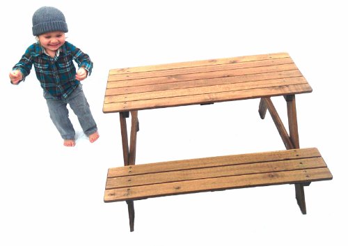Kids Picnic Bench Mini Wooden Picnic Table