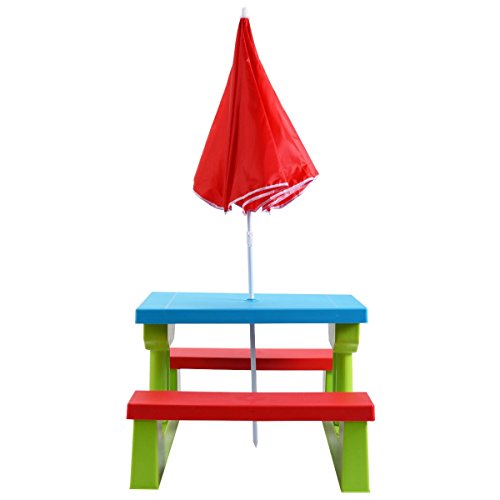 choice Kids Picnic Folding Table and Bench with Umbrella Products