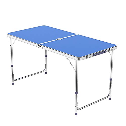 ANFAY Adjustable Camping Table Foldable Picnic Table Lightweight Folding Desk Aluminum Alloy Easy to Clean for Picnic Beach Outdoor Party Garden