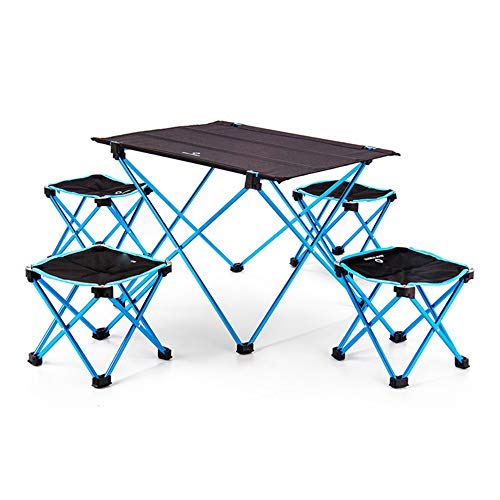 Guom Outdoor Driving Folding Picnic Table Light Table Ultra Portable Aluminum Aviation Drawing