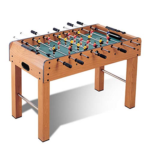 WHTBOX Mini Football TableFoosball PlayersIndoor GameKidsFamilyPlay SportsFunSuitable for People Over Three Years OldBrown-XL