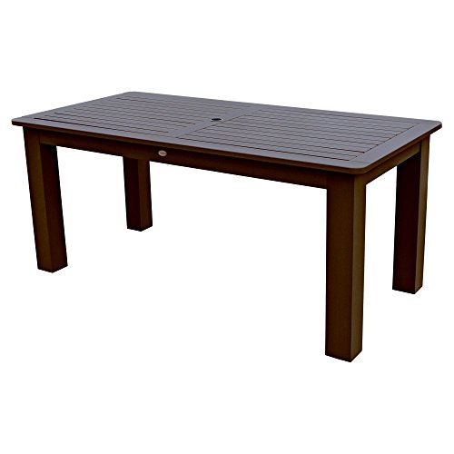 Highwood Lehigh And Weatherly Rectangular Dining Table 37 By 72-inch Weathered Acorn