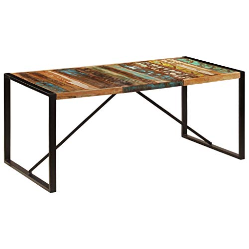 Dining Table 709x354x295 Solid Reclaimed Wood