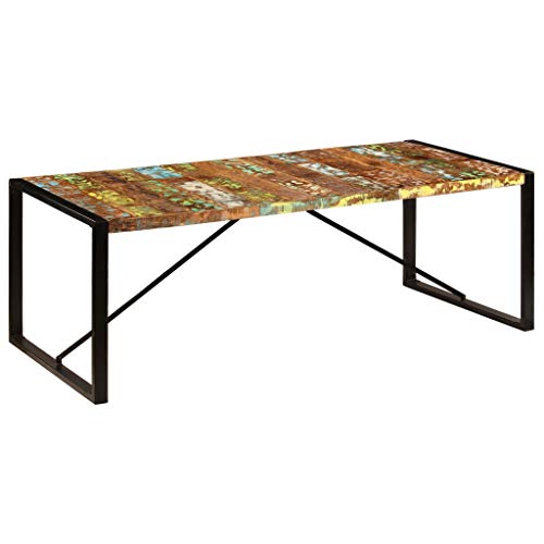 Dining Table 866x394x295 Solid Reclaimed Wood