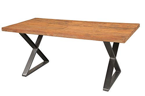 Everglades Reclaimed Wood Rustic Dining Table 71 inch