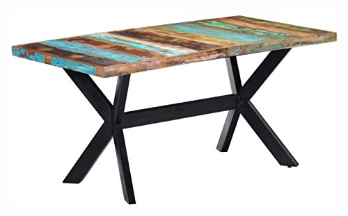Kitchen Dining Room Table Dining Table 63x315x295 Solid Reclaimed Wood