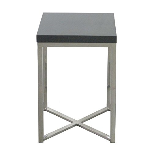 Benzara HRT-37411 Three Wonderful Metal Wood End Table