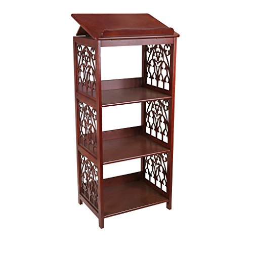 Design Toscano St Thomas Aquinas Gothic Wooden Bookstand